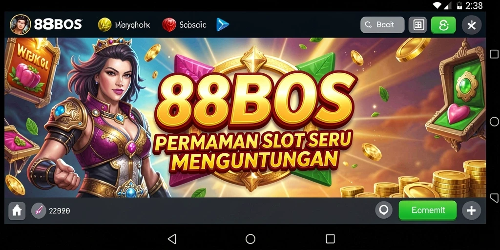 Screenshot gameplay 88BOS menampilkan putaran slot yang menarik.