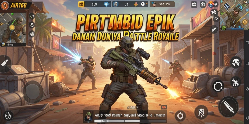 Gameplay Battle Royale yang mengasyikkan di AIR168 dengan grafik menawan.