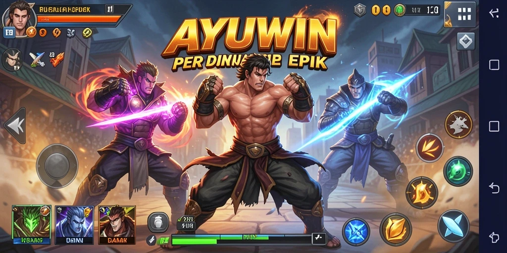 Gameplay AYUWIN yang mendebarkan dengan grafis yang menawan.