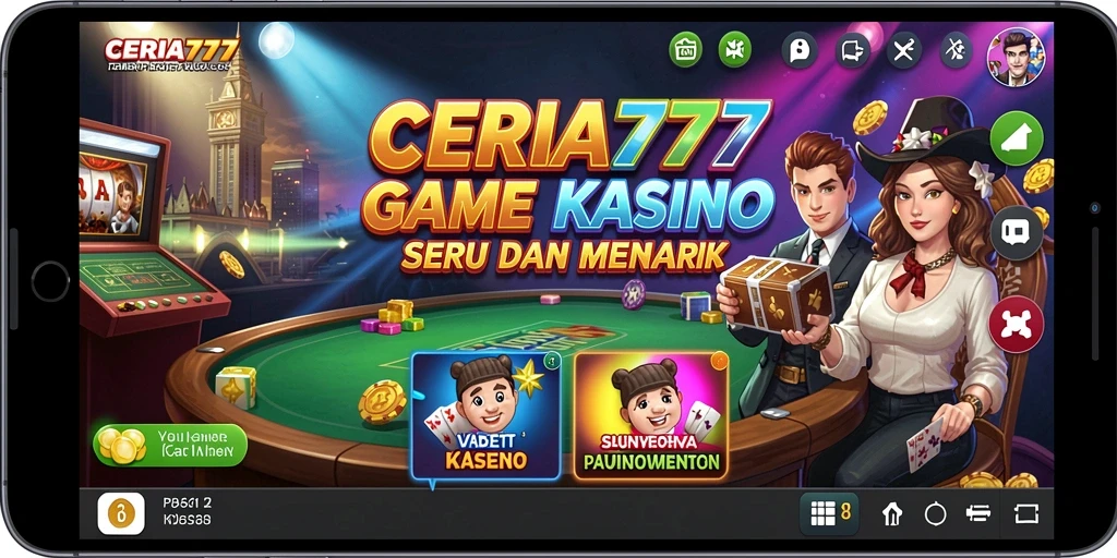 Tampilan gameplay CERIA777 yang menarik dan seru.