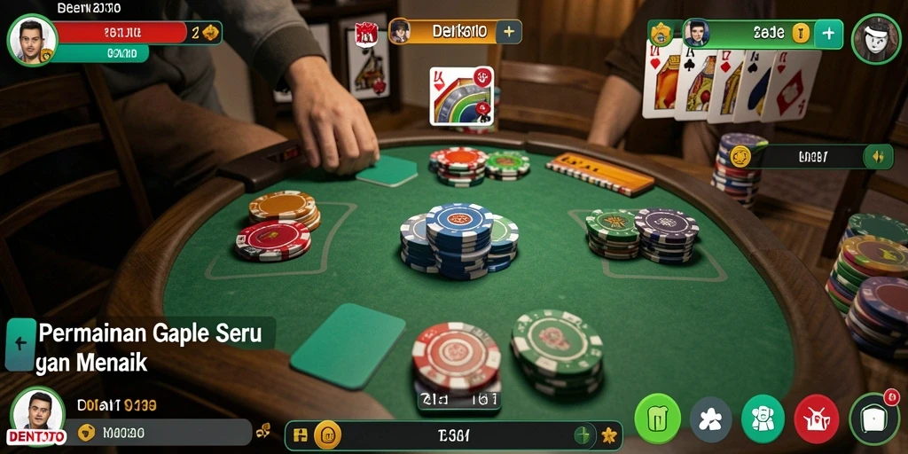 Tampilan gameplay DENTOTO yang menarik dan penuh warna.