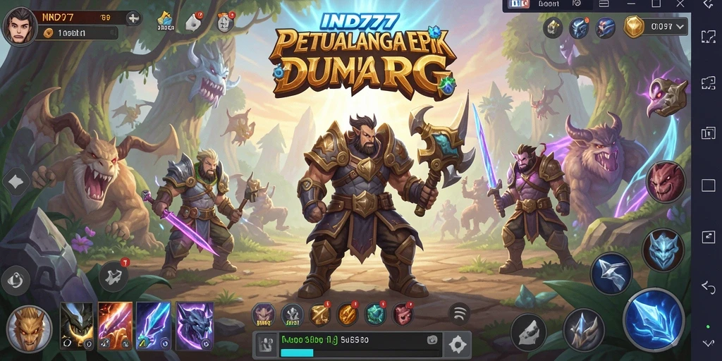 Gameplay RPG menarik dan menakjubkan dalam IND777.