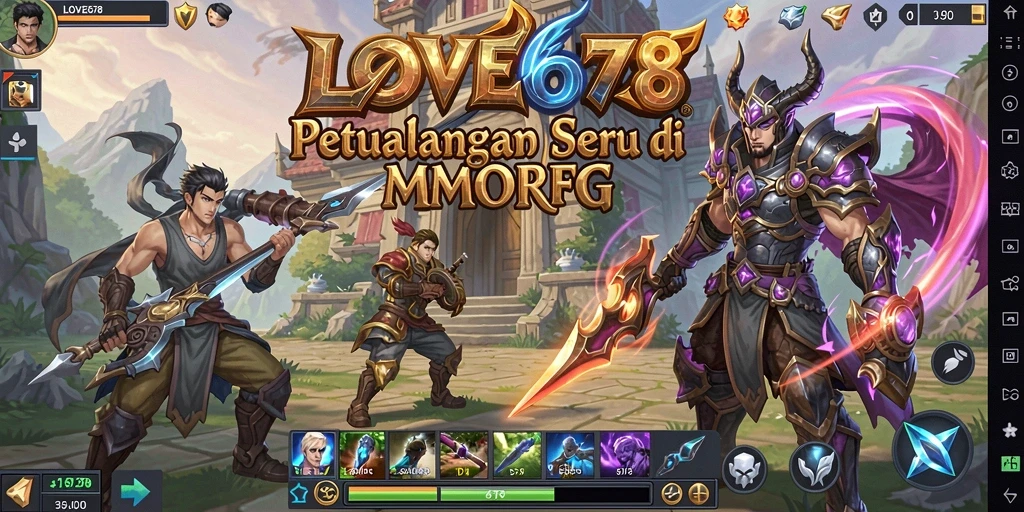 Gameplay seru dan mendebarkan di LOVE678 MMORPG.