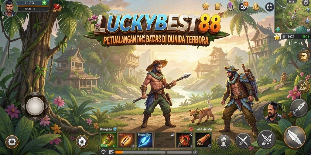 Gameplay LUCKYBEST88 dengan eksplorasi dunia terbuka yang menakjubkan.