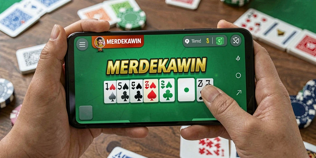 Tampilan gameplay seru dalam MERDEKAWIN dengan berbagai mode permainan.
