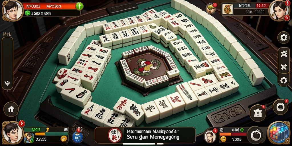 Tampilan seru gameplay Mahjong di MPO303 dengan berbagai level menantang.