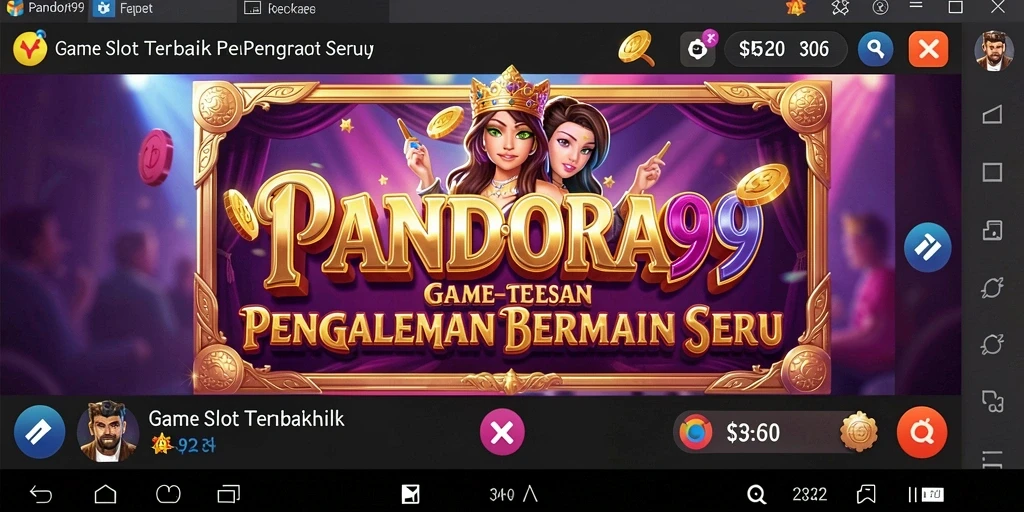 Screenshot gameplay PANDORA99 menampilkan keseruan dan grafis menawan dari permainan slot.