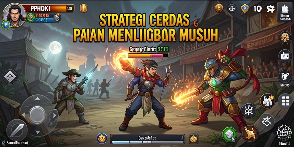 Tampilan strategi yang mendebarkan dalam gameplay PPHOKI.