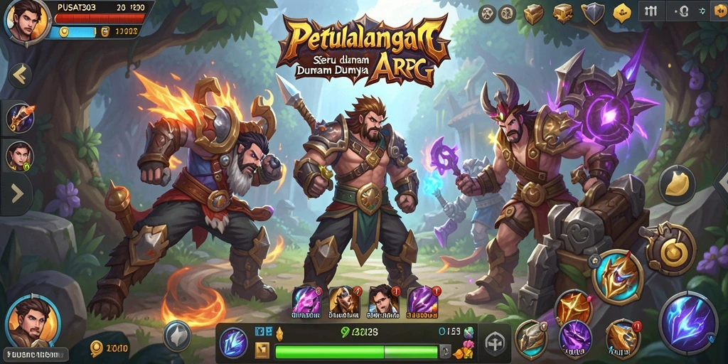 Gameplay PUSAT303 yang mendebarkan dalam aksi ARPG.