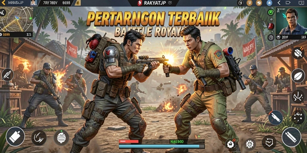 Tangkap momen seru dalam gameplay intens RAKYATJP.