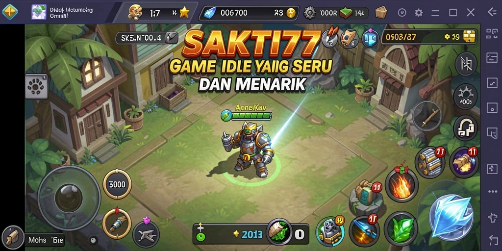 Tampilan gameplay SAKTI77 yang menarik dan menyenangkan.