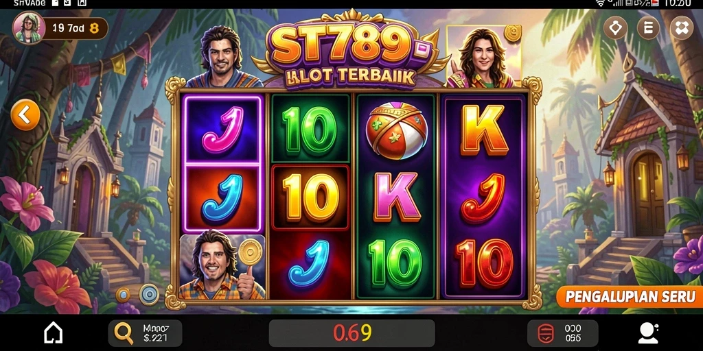 Tampilan menarik dari permainan Slot ST789 yang seru.
