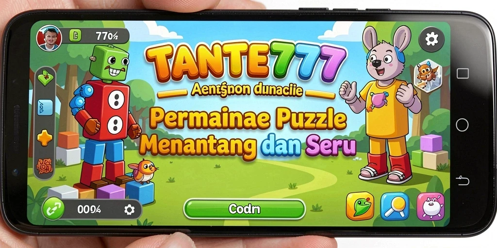 Screenshot gameplay TANTE777 menampilkan tantangan puzzle yang menarik.