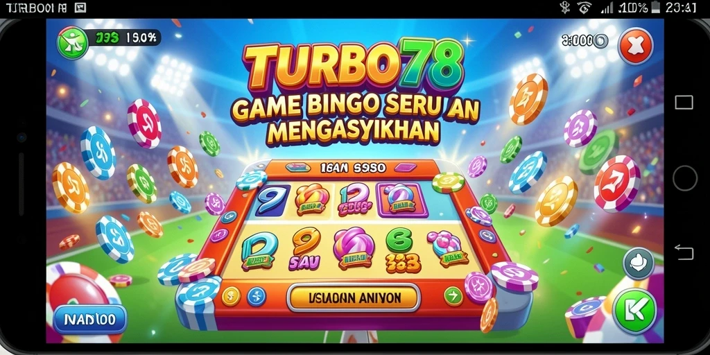 Screenshot gameplay TURBO78 menunjukkan keseruan bermain Bingo yang mendebarkan.